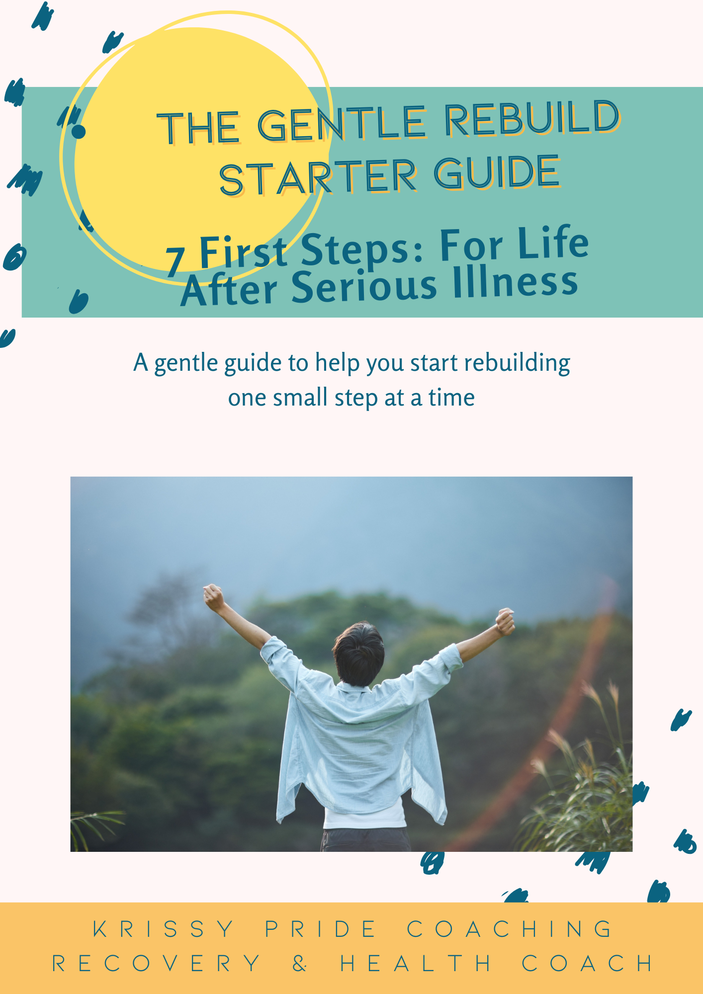 Scenic mountain landscape with snow-capped peaks in the background and a modern building on a grassy hill in the foreground.