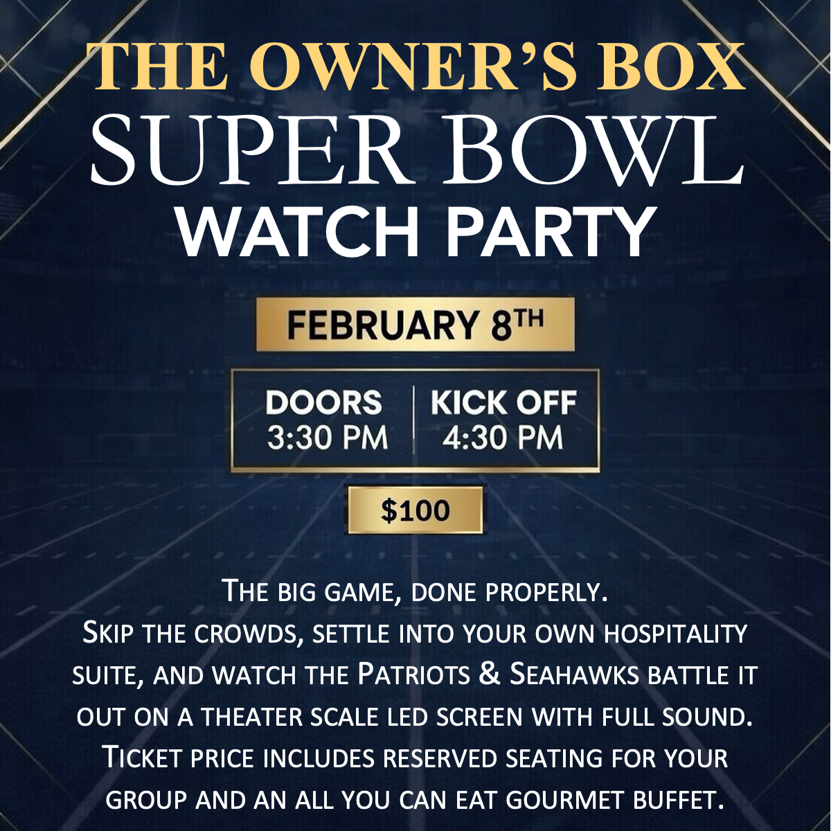 Super Bowl Watch Party