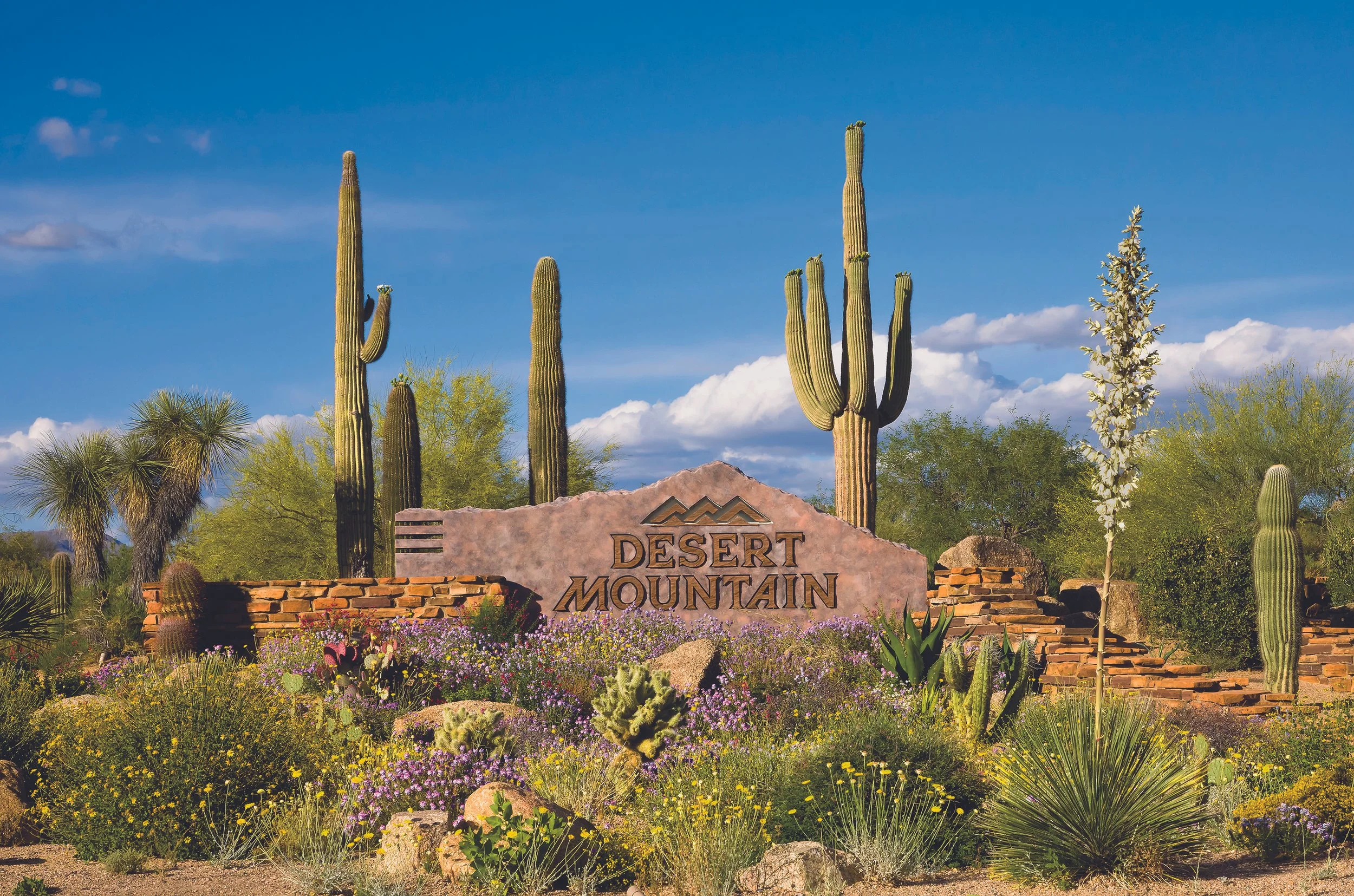 Entrance of Desert Mountain in Scottsdale, Arizona