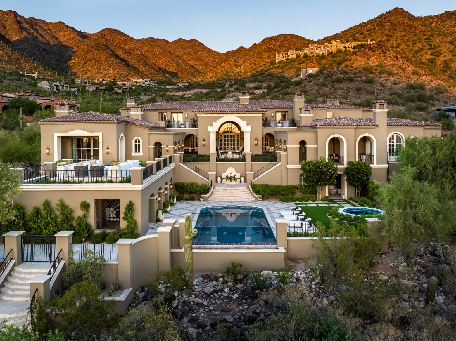 A custom home in Silverleaf in North Scottsdale, Arizona