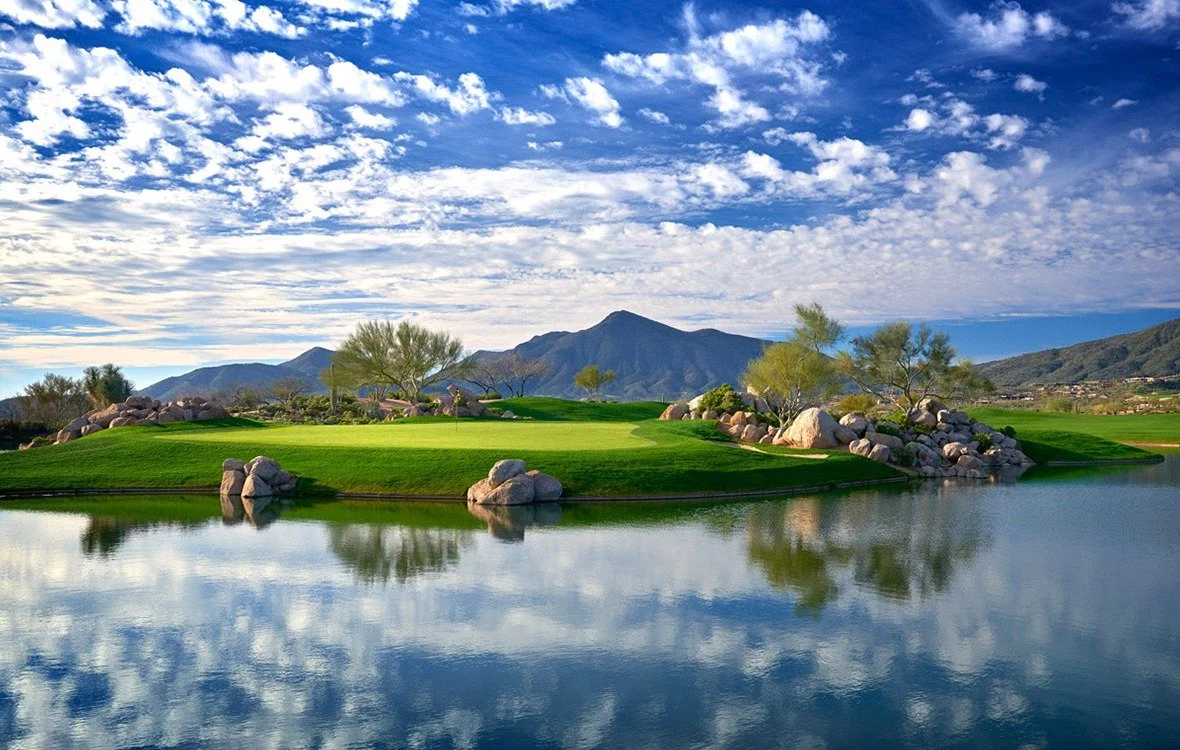 Golf course in Desert Mountain in Scottsdale, Arizona