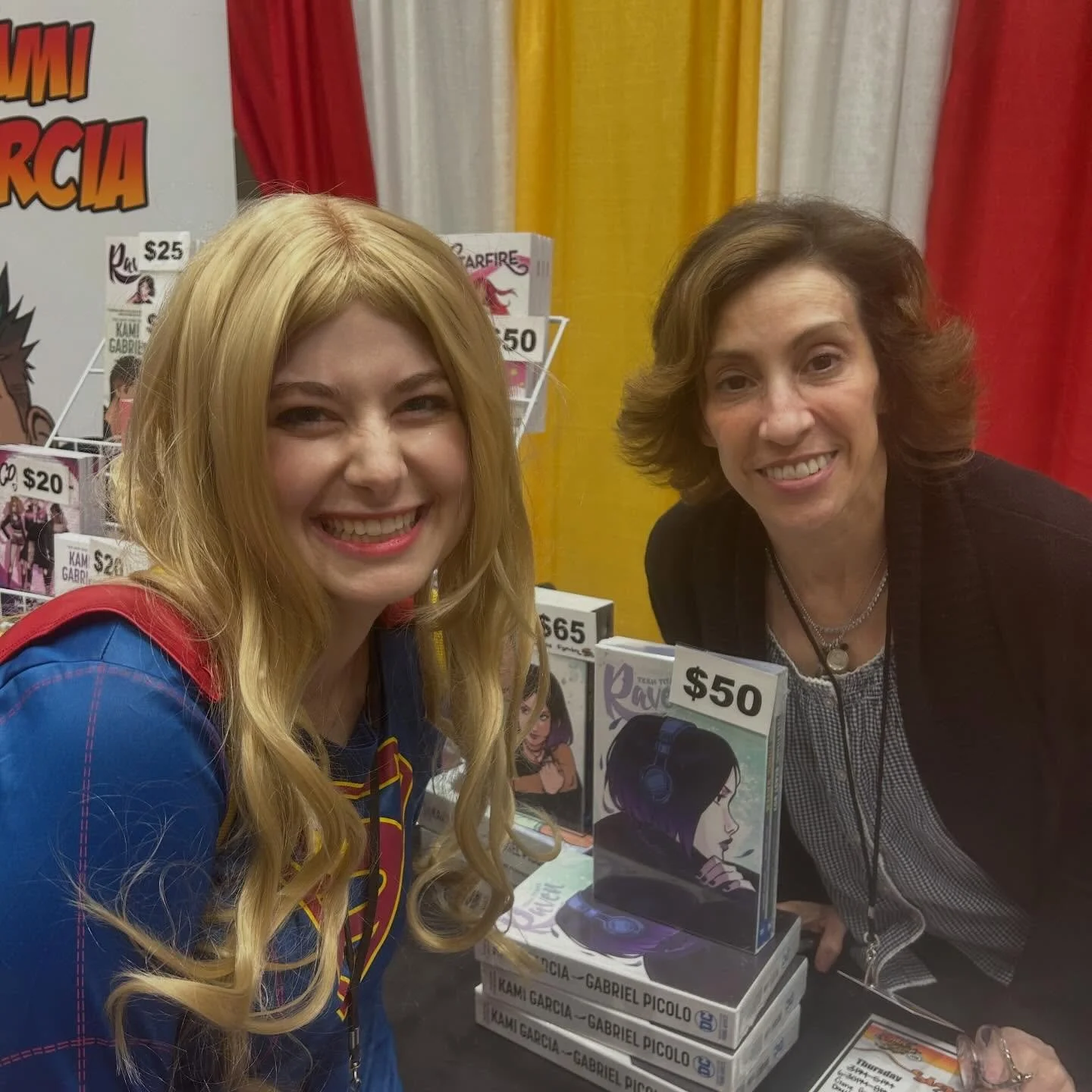 i had the BEST TIME EVER at @megaconorlando!! i even spotted a familiar face (hi @kamigarcia) and met a zombie killing actor (thank you @angelasantalbano)! #megaconorlando #megaconorlando2026 #convention #diversityandinclusion #flcons