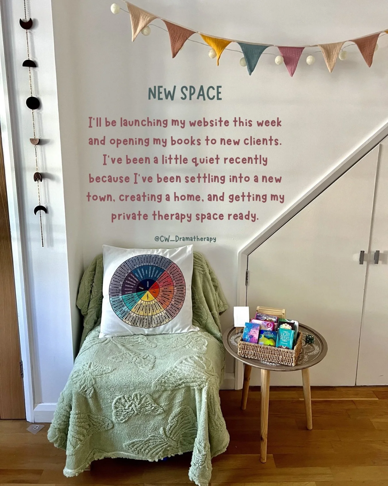Took a little time off from posting as I was processing all the new changes in my world! 

If you&rsquo;re looking for in-person Dramatherapy in Winchester, keep your eyes peeled for my website launch.

Thank you for following and supporting me on th