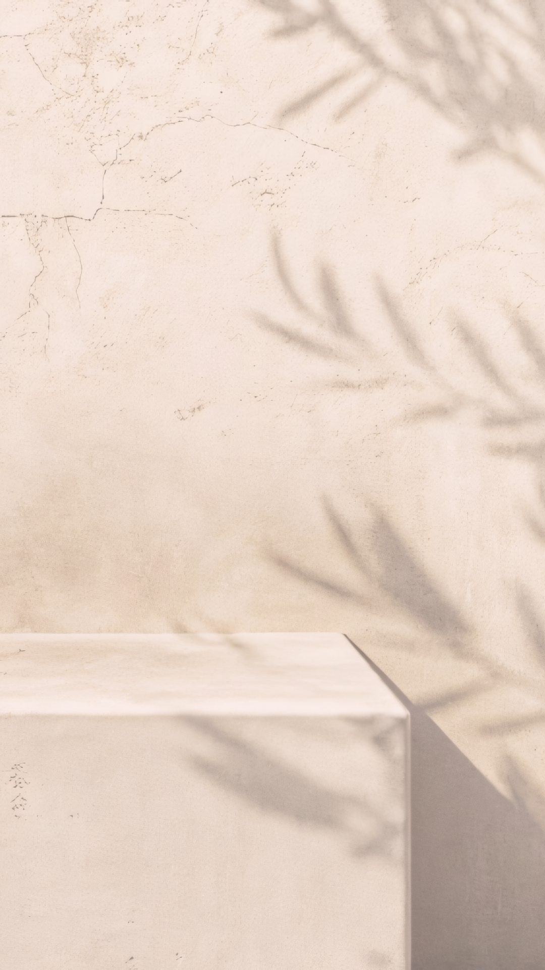 Soft shadows on limestone wall
