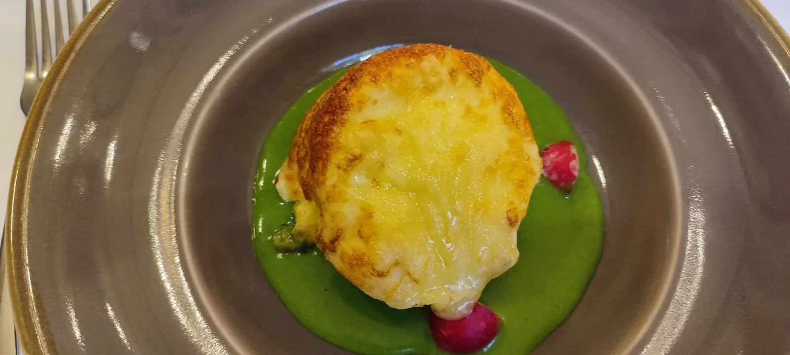 Signature dish - gallybagger cheese soufflé