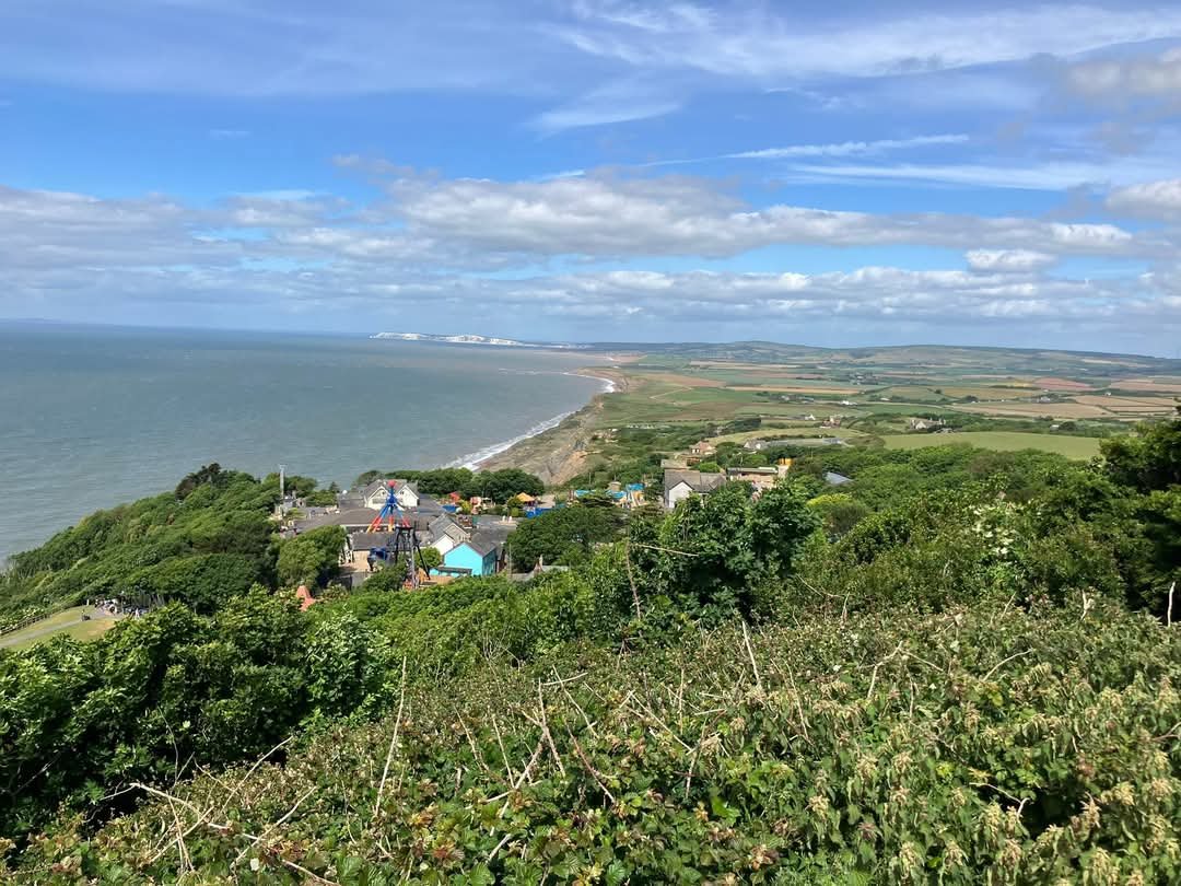 View of West Wight from Blackgang Chine