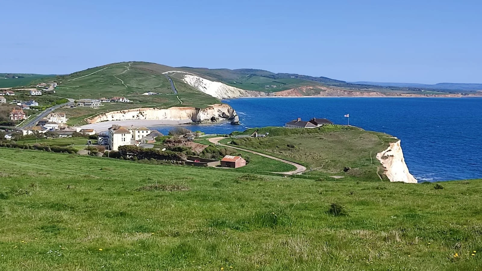 Tennyson Down overlooking Freshwater Bay