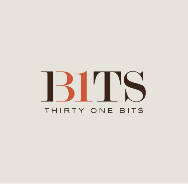 Logo for Thirty One Bits with the text B31TS and 'Thirty One Bits' underneath.