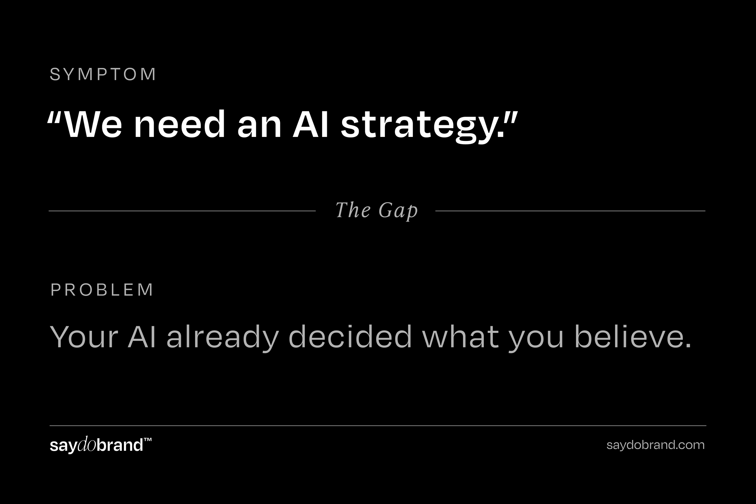 Your AI Already Decided What You Believe.