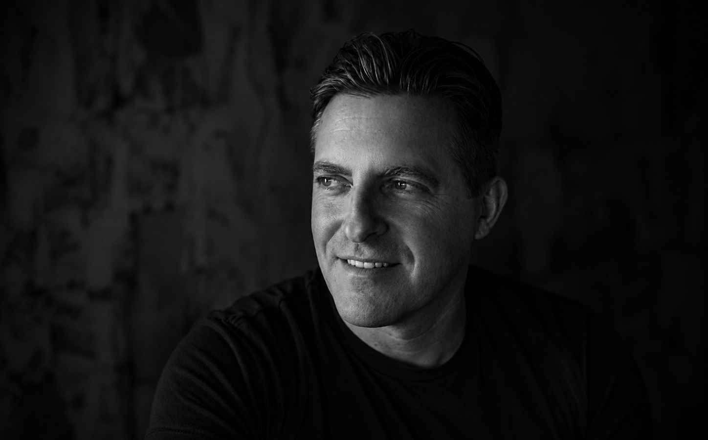 Black and white headshot of Scott Hancock, Founder of SayDoBrand™