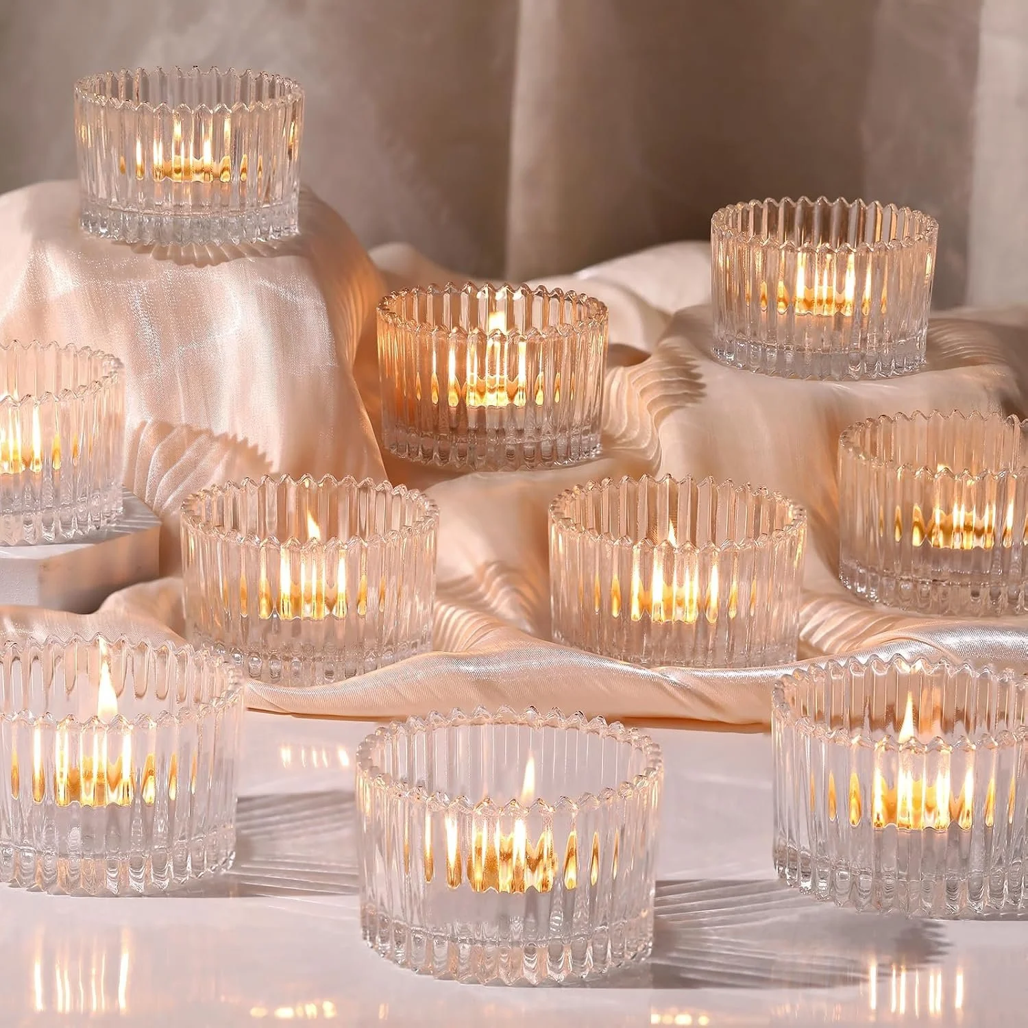 Large tea light glass holders .jpg
