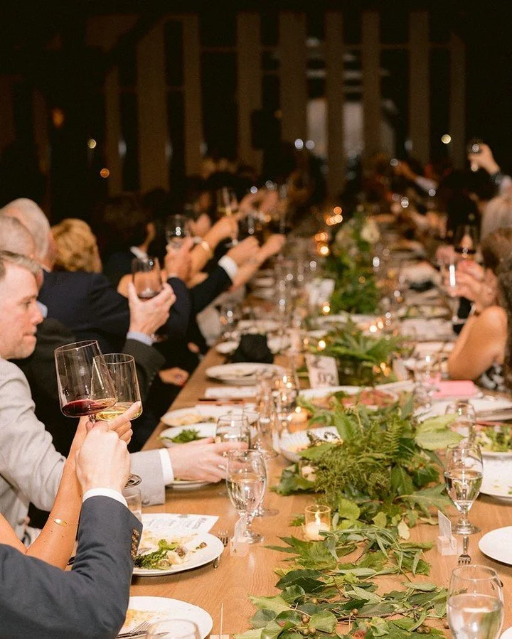 One decision quietly changed the entire feeling of a wedding I planned.

The couple invited 60 people. That's it.

And instead of spending their evening moving table to table trying to greet everyone in a rush, they actually sat with their people. Re