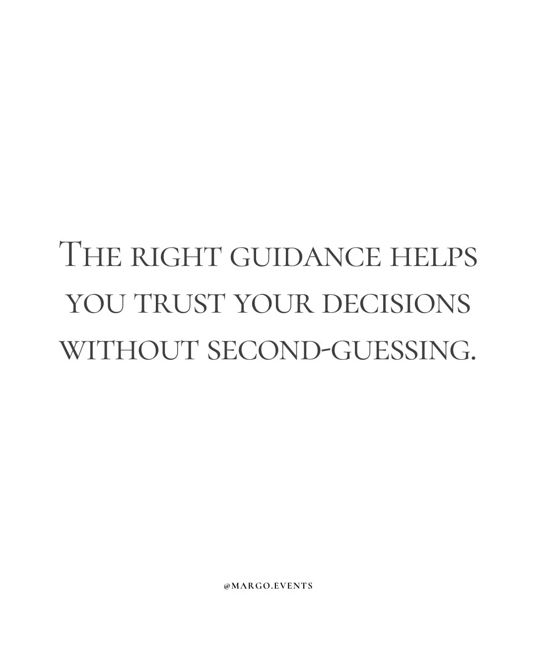 Most second-guessing during wedding planning doesn't come from making bad decisions. It comes from not having enough context to feel confident in the ones you're making.

When you understand your options, know which questions to ask, and have someone