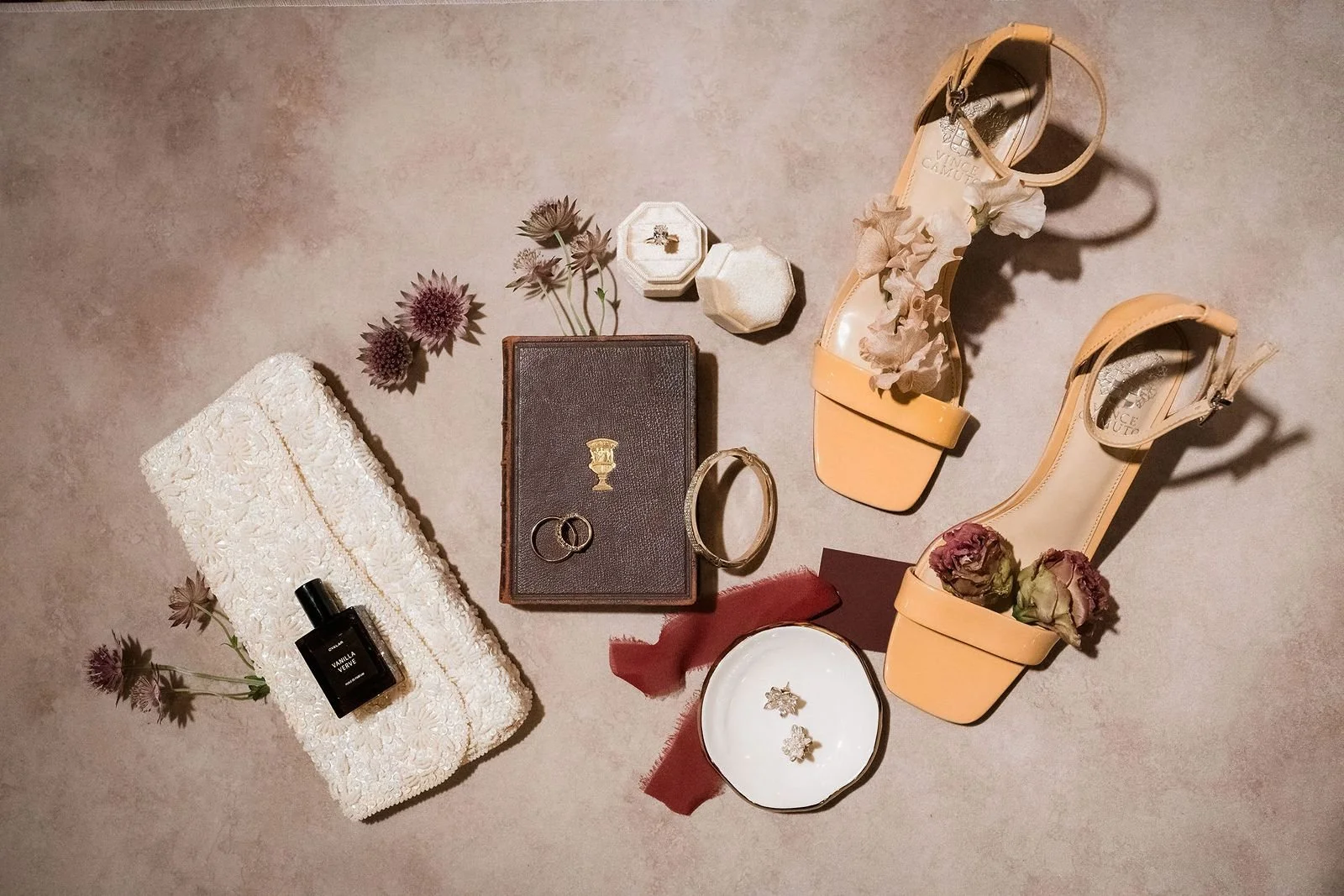 Custom wedding details for intimate wedding inspiration