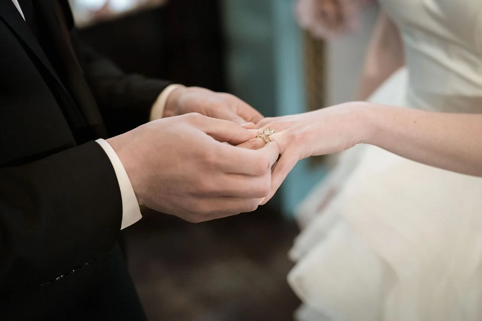 Wedding detail inspiration featuring rings from Holden Rings