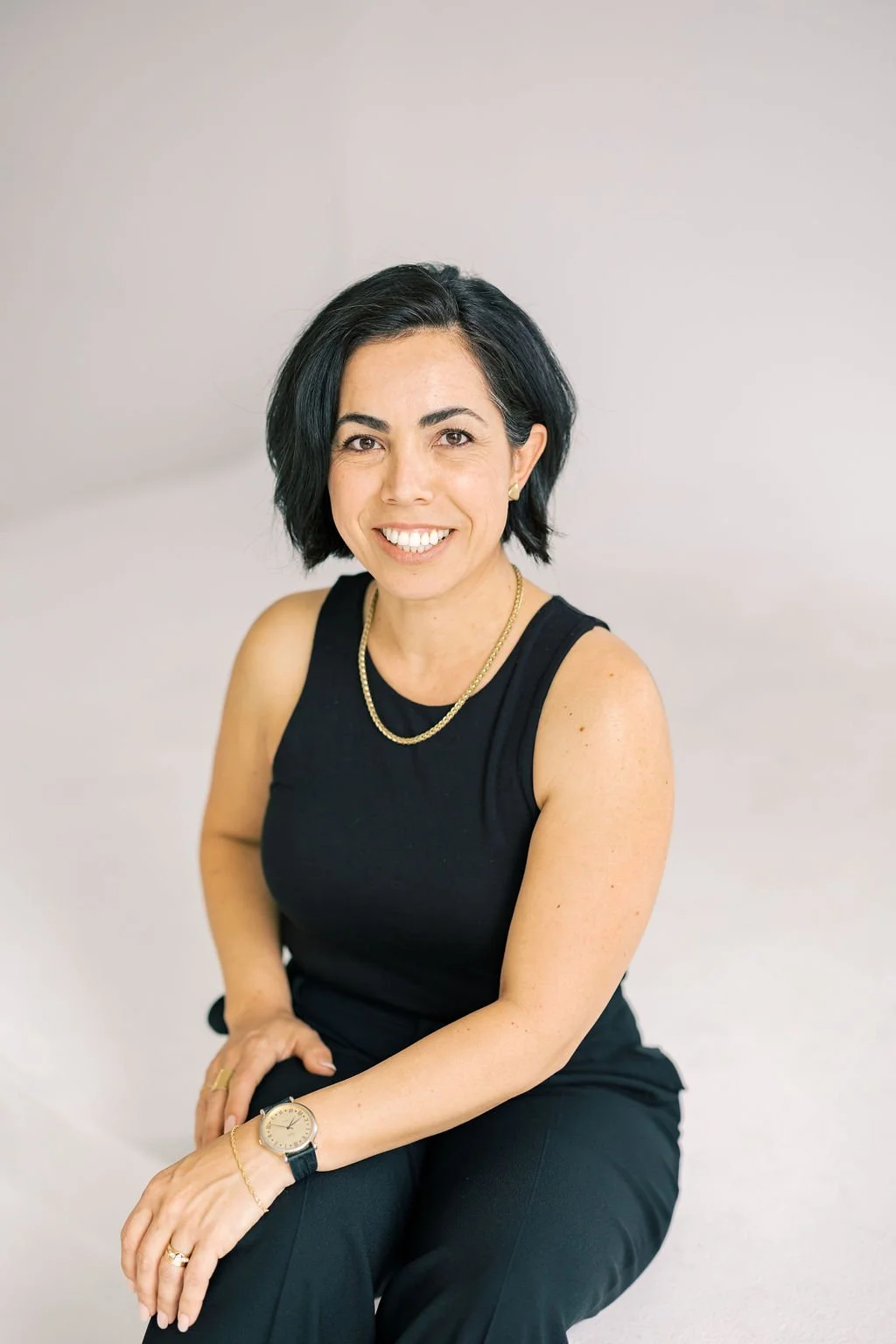 Portrait of Berenice Ratcliff, owner and lead wedding planner of Margo Events, based in the Hudson Valley, New York.