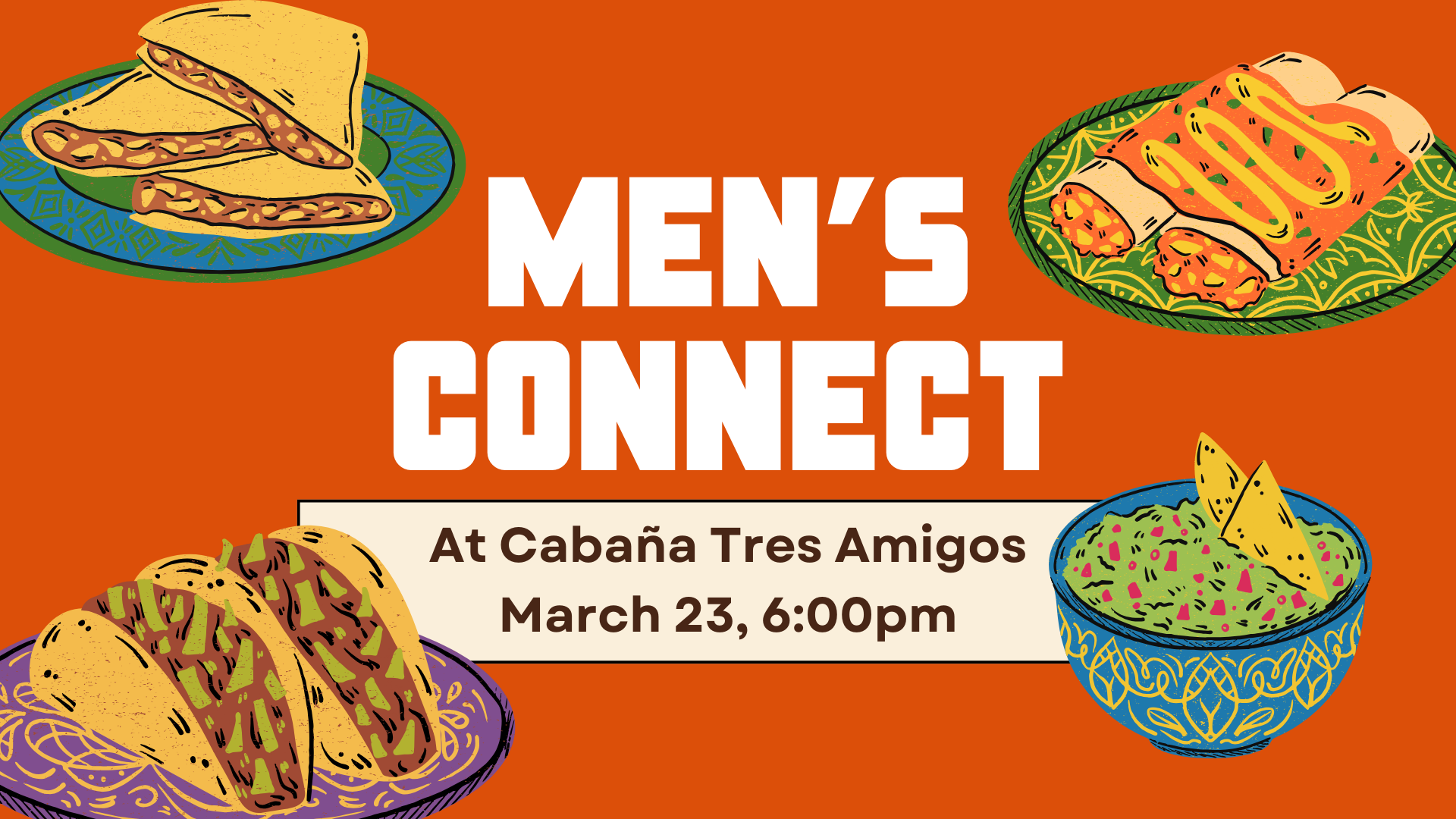 Men’s Connect @ Cabaña Tres Amigos