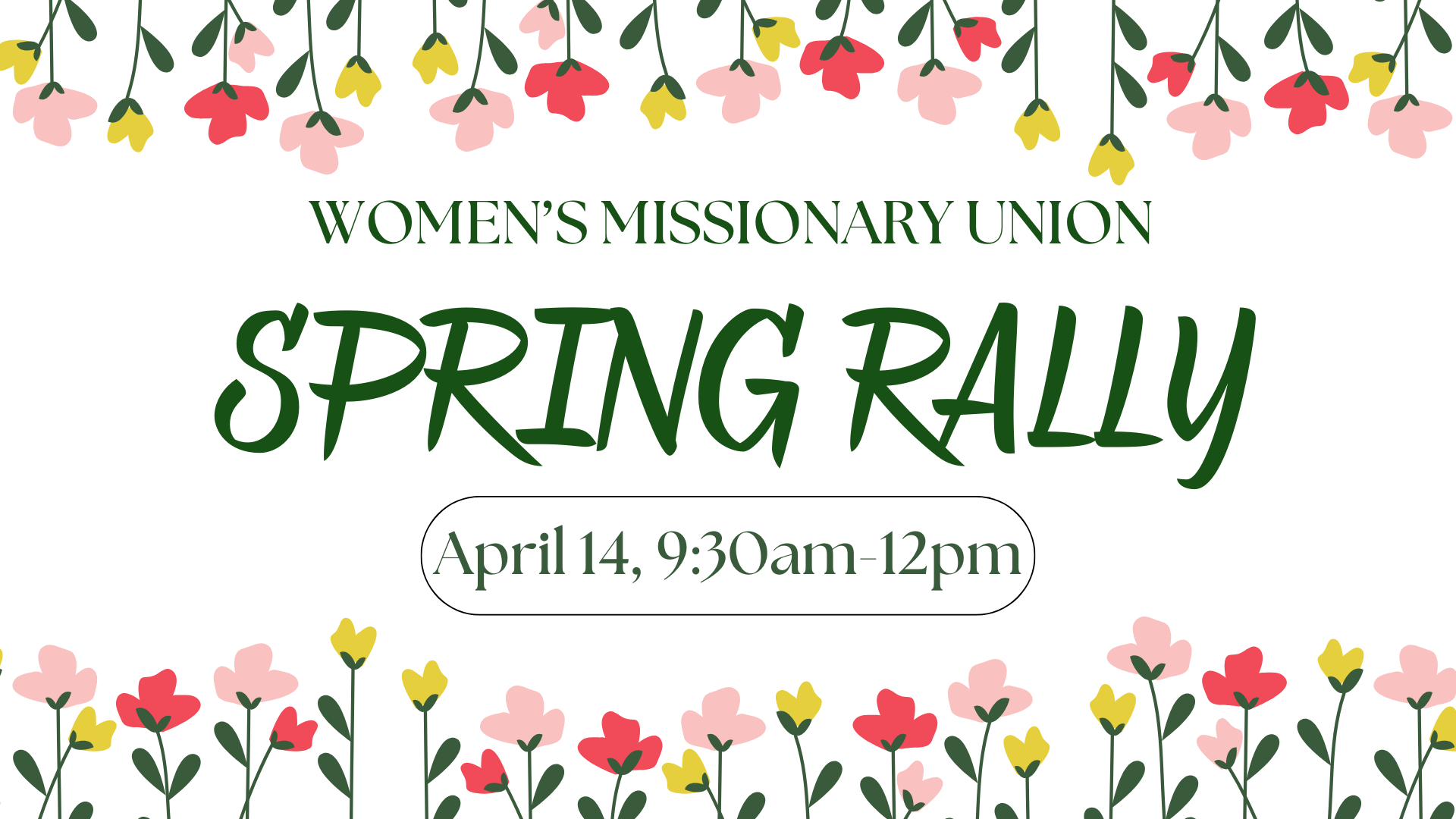 Women’s Missionary Union Spring Rally 2026