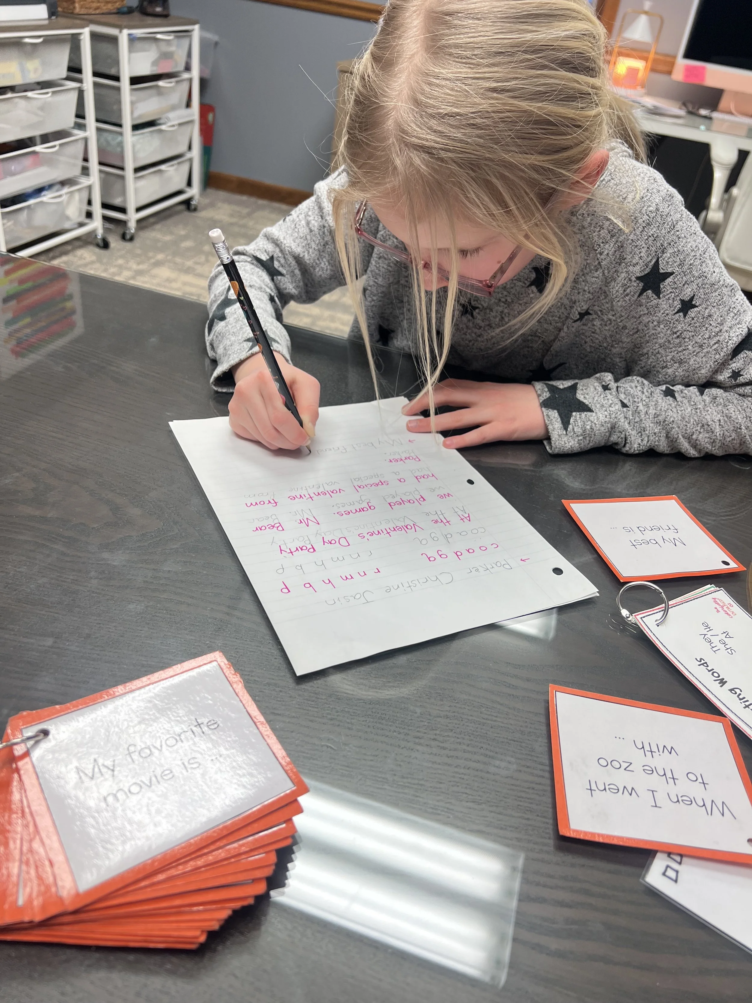 paragraph starters for kids