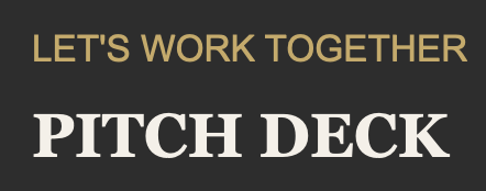 Pitch deck