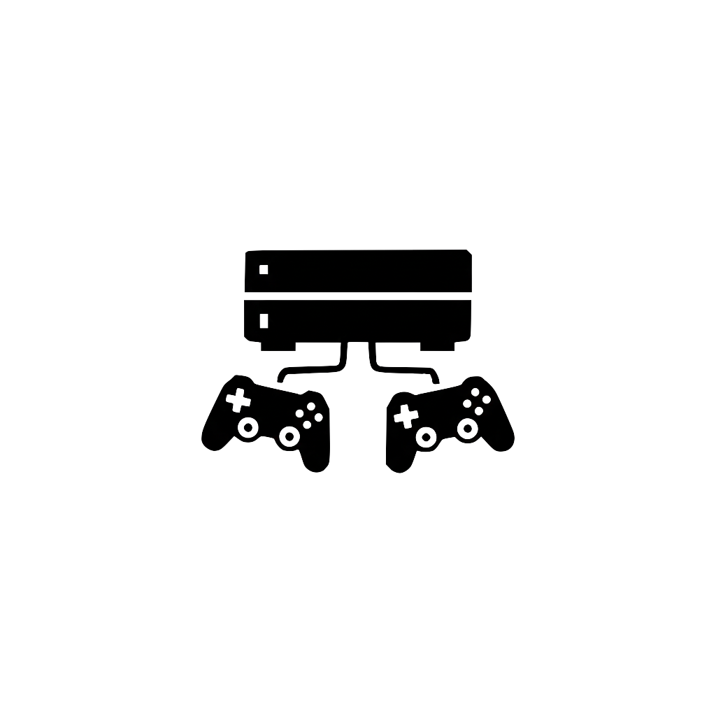 A black gaming controller with multiple buttons and thumbsticks, viewed from above against a black background.