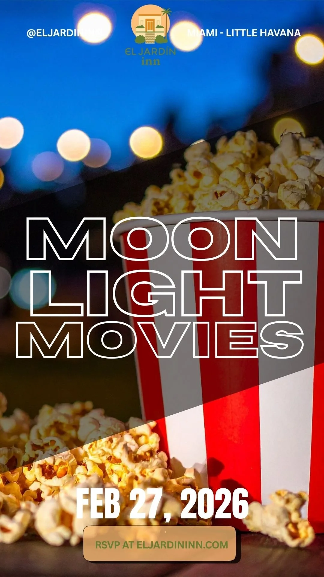 Moonlight Movies at El Jardín Inn