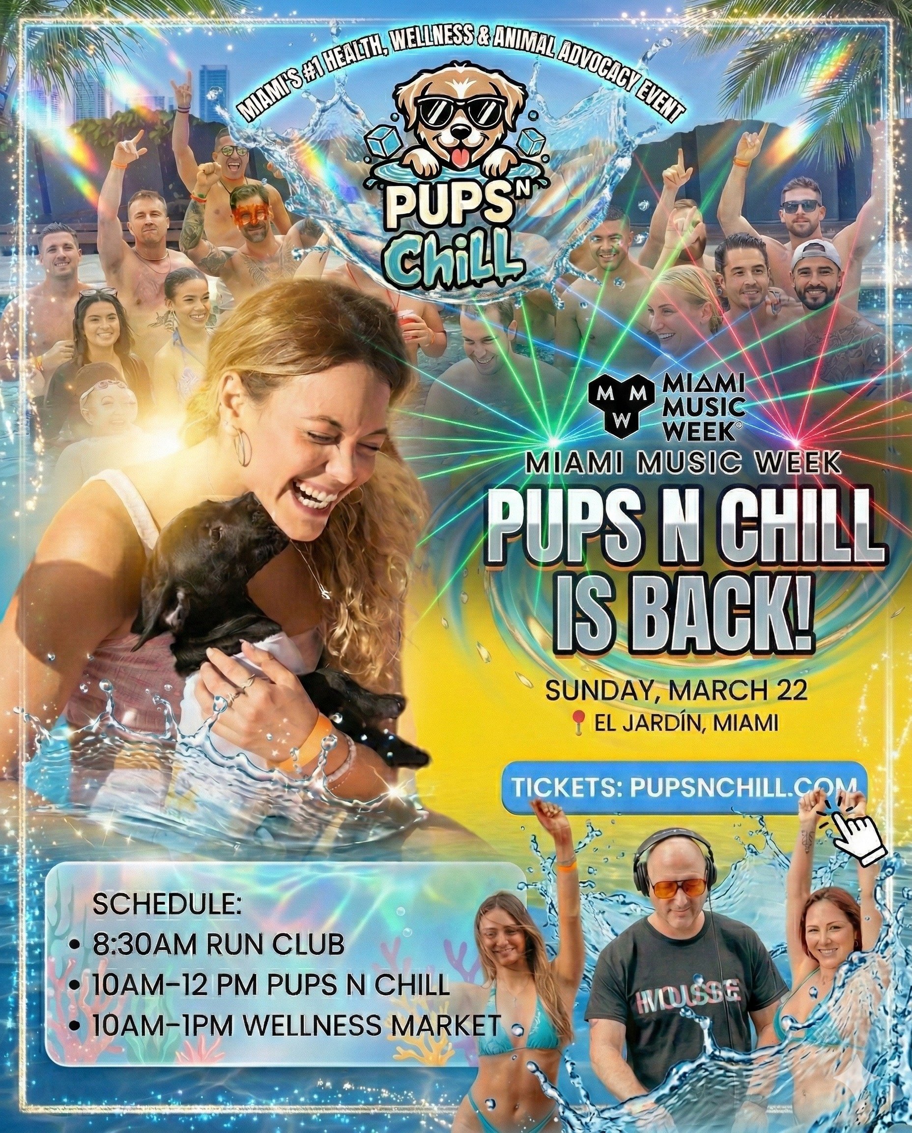 El Jardin Inn x Pups N Chill Miami Wellness Market