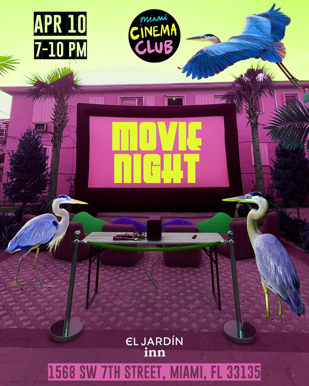 Moonlight Movies at El Jardín Inn