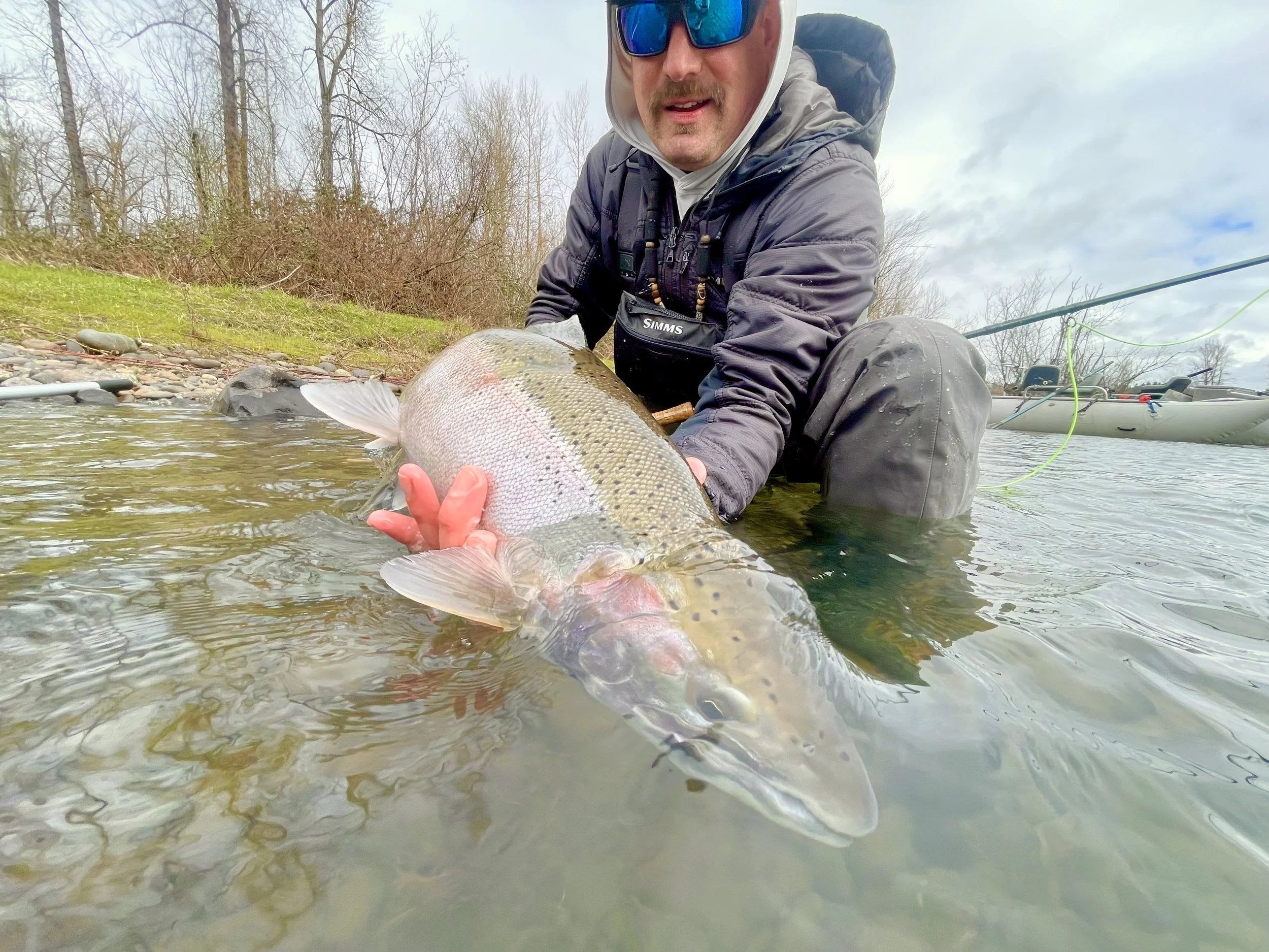 winter steelhead fly fishing Oregon 