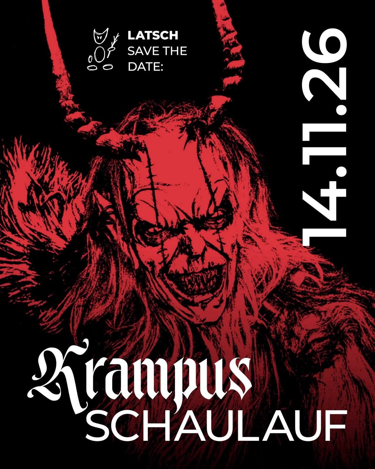 Krampus-Schaulauf der Latscher Tuifl