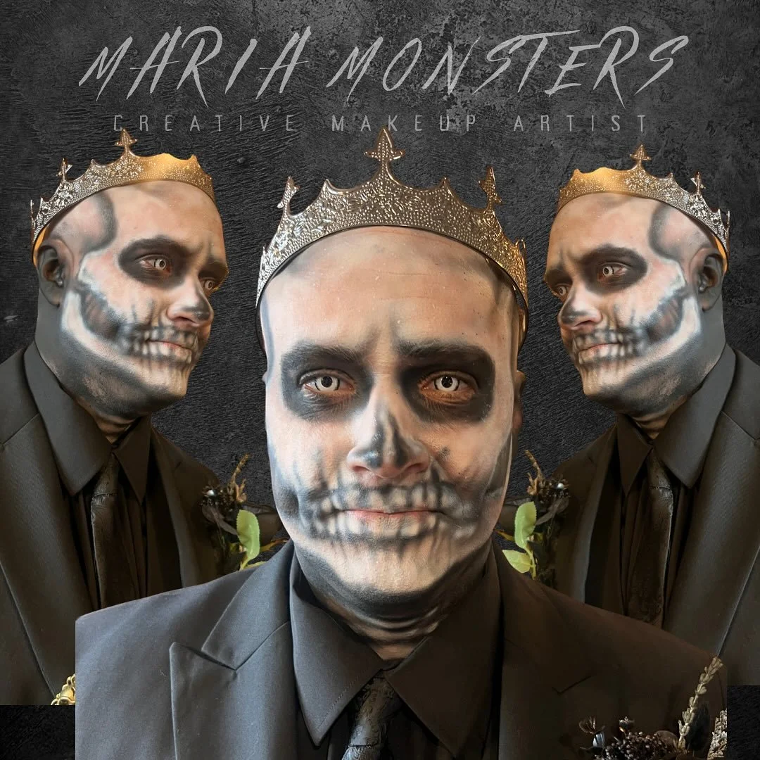 &rsquo;Til death &mdash; and beyond. 

I had the absolute honor of creating this Skeleton Groom look for Mary &amp; Kyle&rsquo;s private Halloween wedding reception &mdash; a night straight out of a gothic fairytale. They tied the knot in Mexico, the