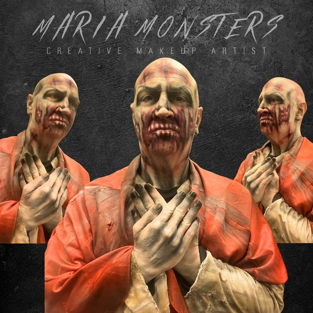 The last sermon was for Rulos.
The faithful didn&rsquo;t pray &mdash; they burned. 🔥

This Demonic Pope was airbrushed using an Iwata Eclipse Airbrush, EBA Performance Endura Alcohol-Activated Paints, the Mehron Paradise AQ Palette, and Mehron Thick