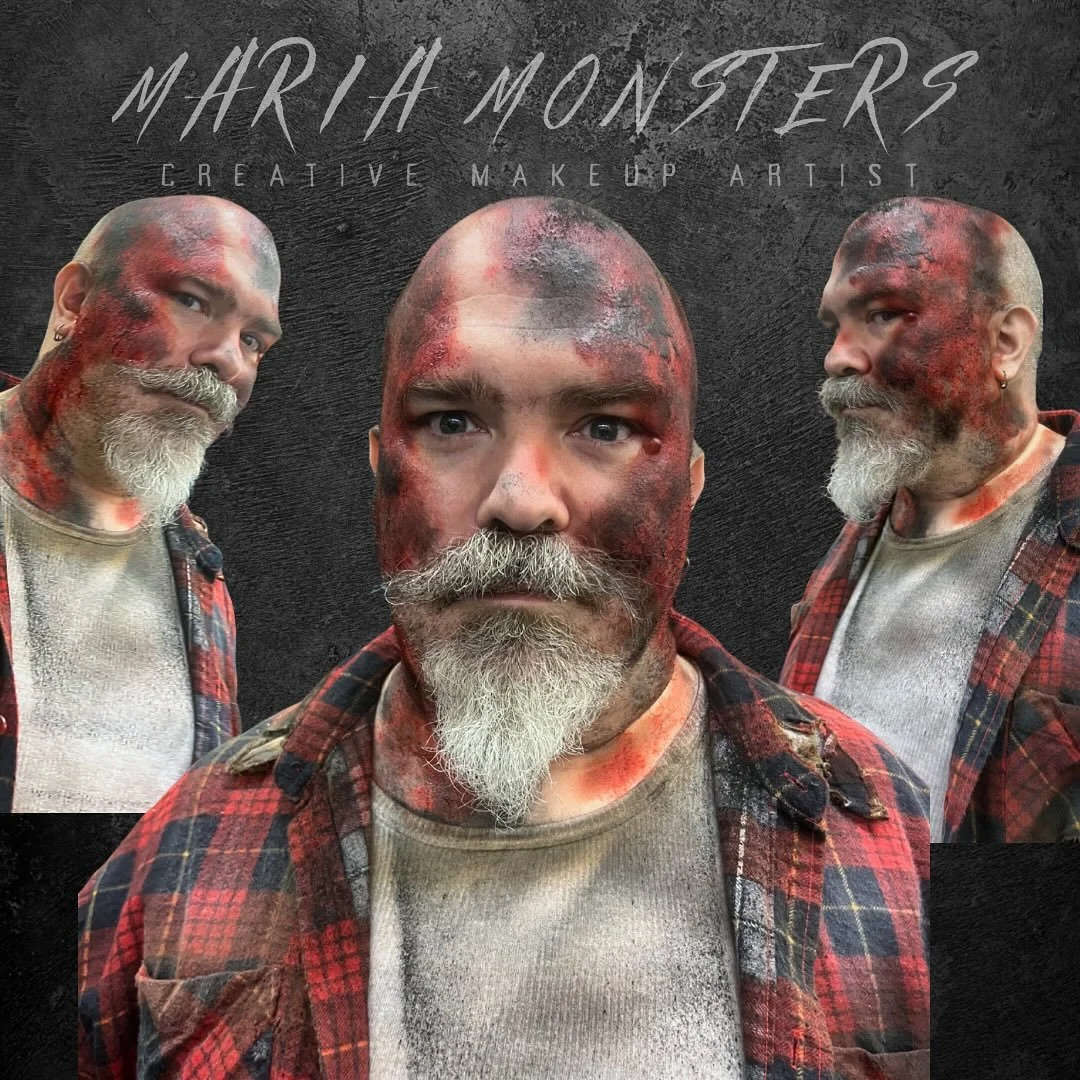 He touched the wrong wire&mdash;and the haunt lights haven&rsquo;t stopped flickering since.

This electrocution victim makeup was created using EBA Performance Endura Alcohol-Activated Paints, Mehron Thick Blood, and Mehron Charcoal Powder to build 