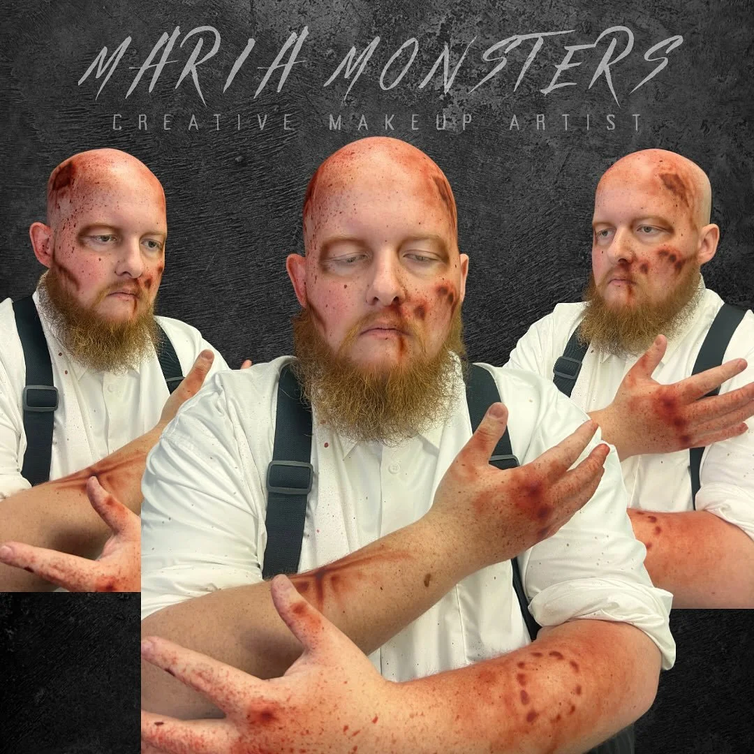 Agent C &mdash; Demon Investigation Unit
Bitten. Bruised. Still reporting for duty.

After a run-in with the infected &mdash;and one uncomfortably violent doll &mdash; Agent C&rsquo;s hanging on by a thread (and a pulse). This haunt SFX makeup was cr