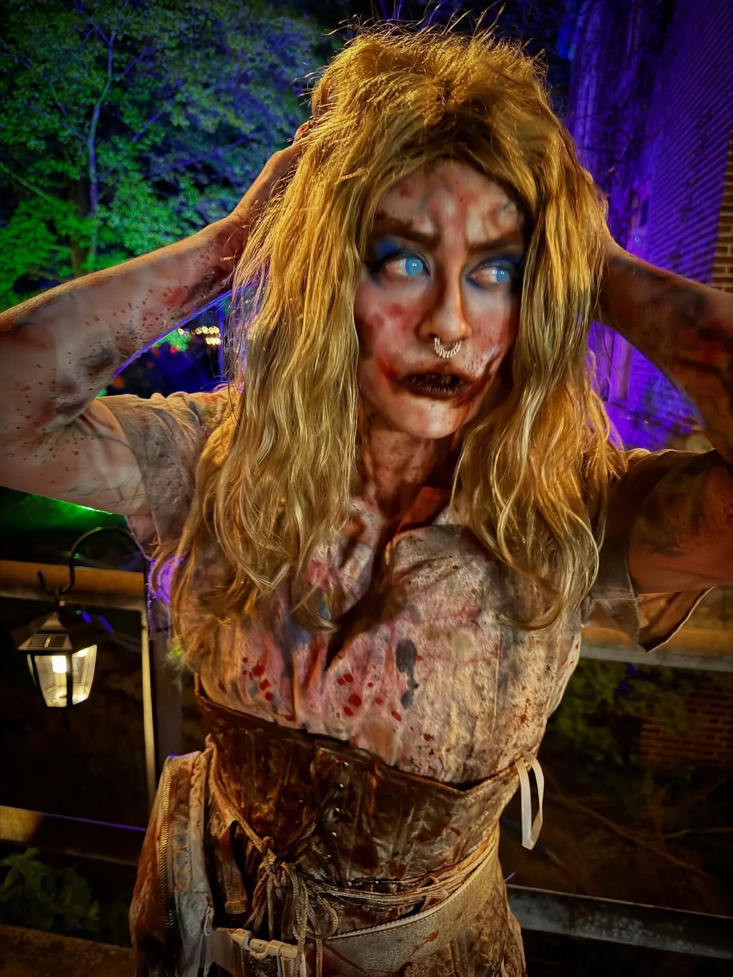 Beauty has always been a performance in horror.

The pretty girl. The final girl. The &ldquo;perfect&rdquo; victim.

 The woman who is desired right up until she becomes difficult, angry, loud, monstrous&hellip; human.

This look was inspired by the 