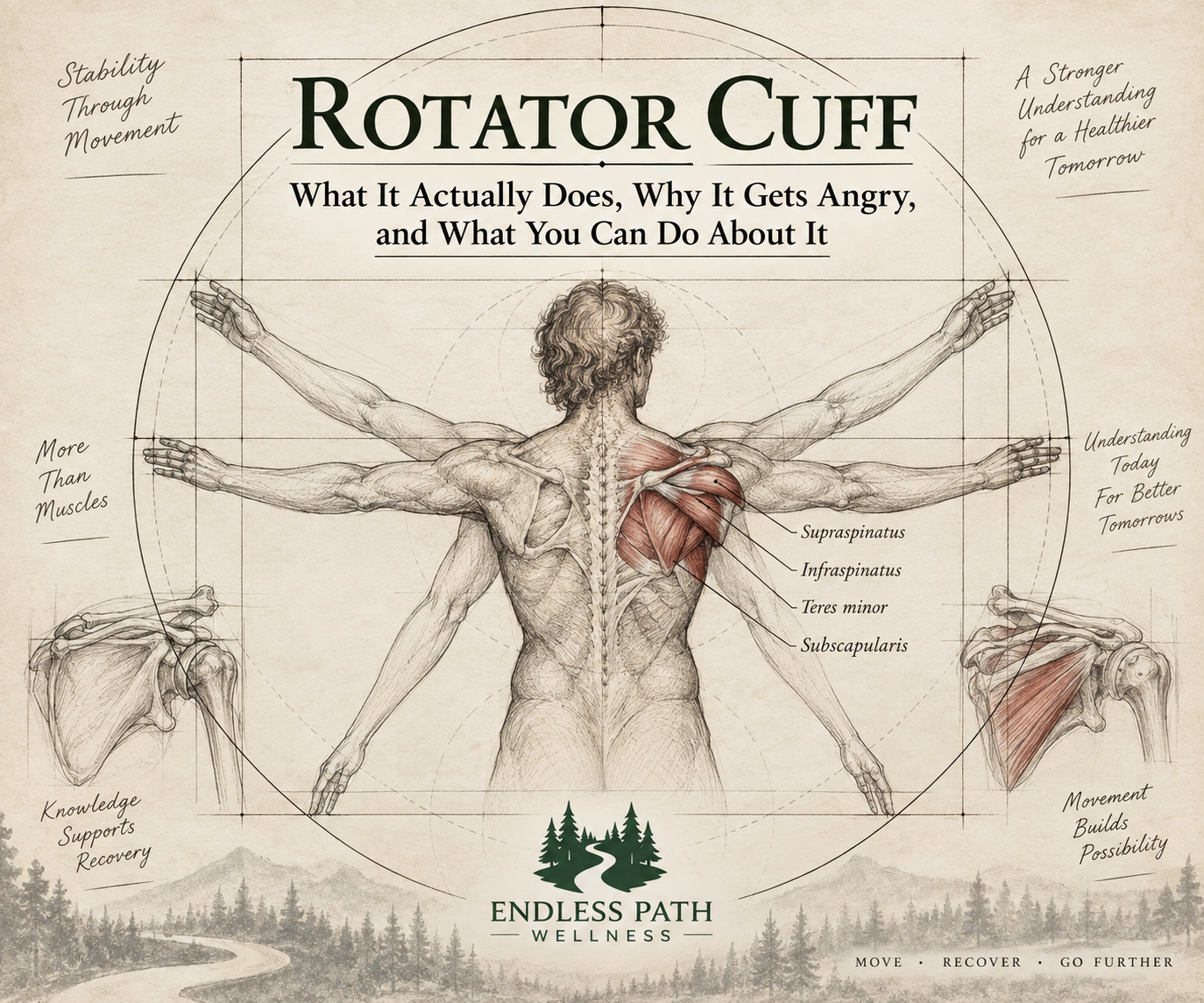 Rotator Cuff: What It Actually Does, Why It Gets Angry, and What You Can Do About It