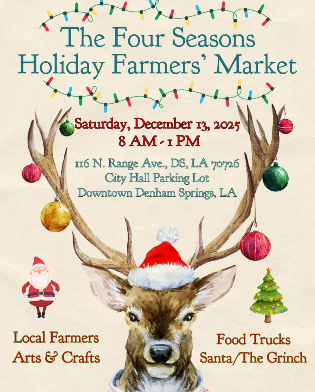 Fetch and Frame at the farmer's market