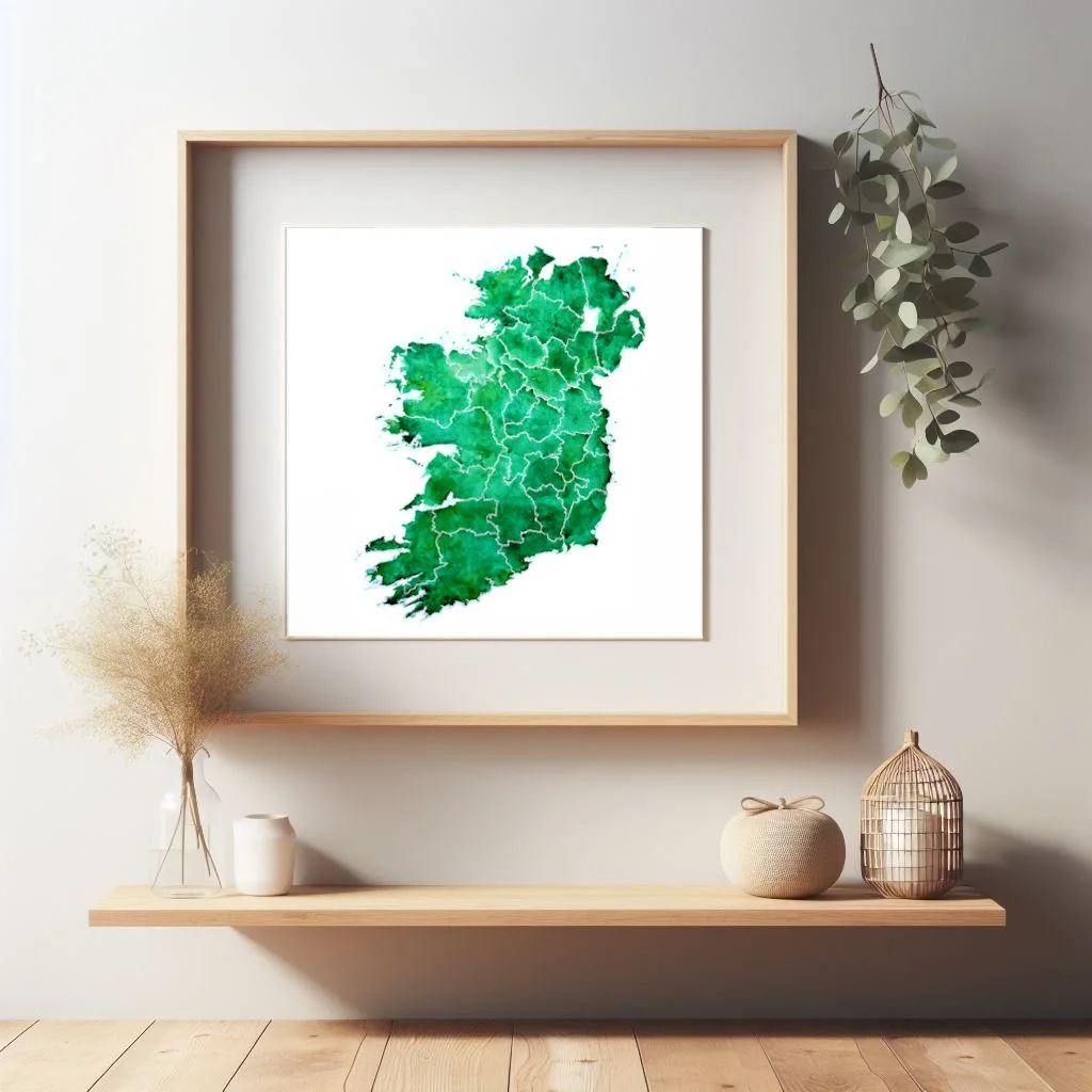 Ireland - Watercolour Maps Series
