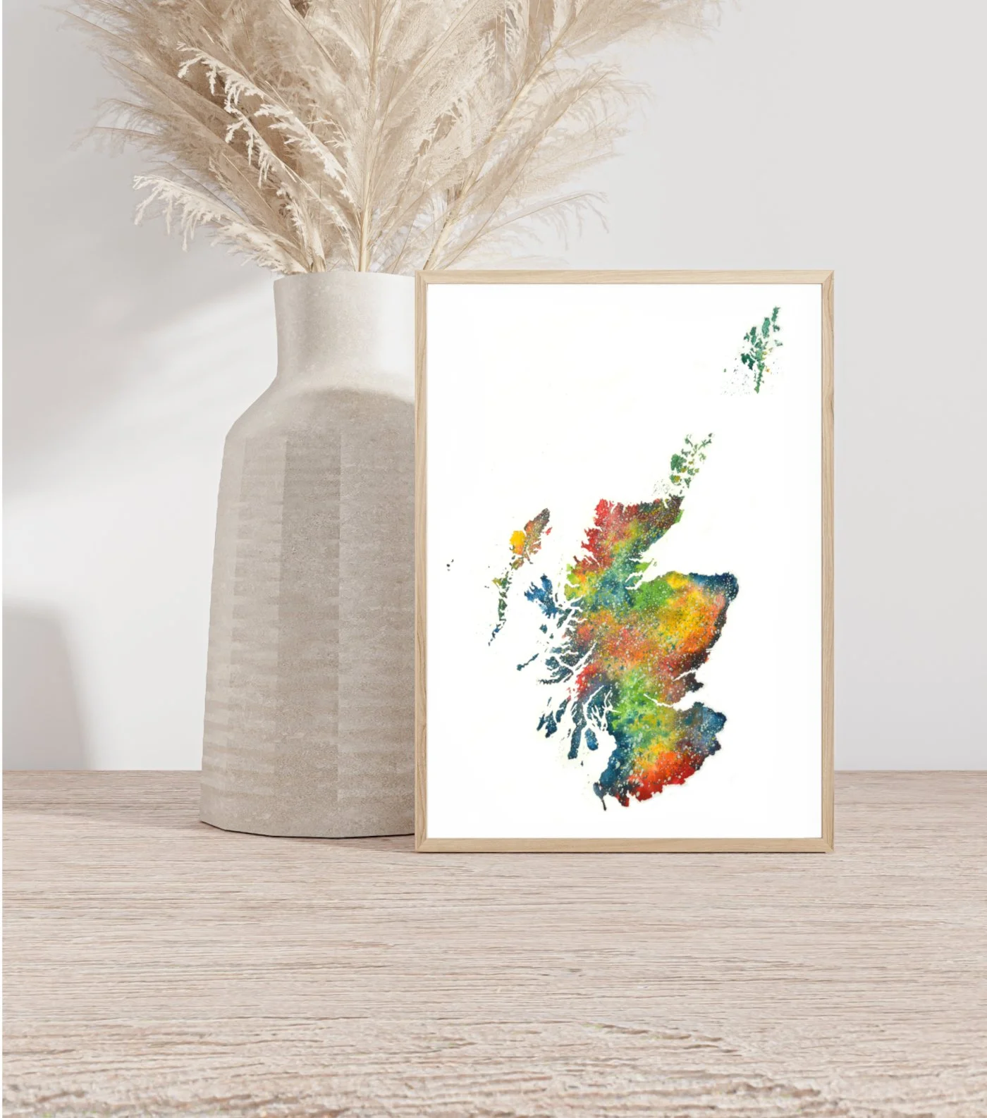 Scotland - Watercolour Maps Series