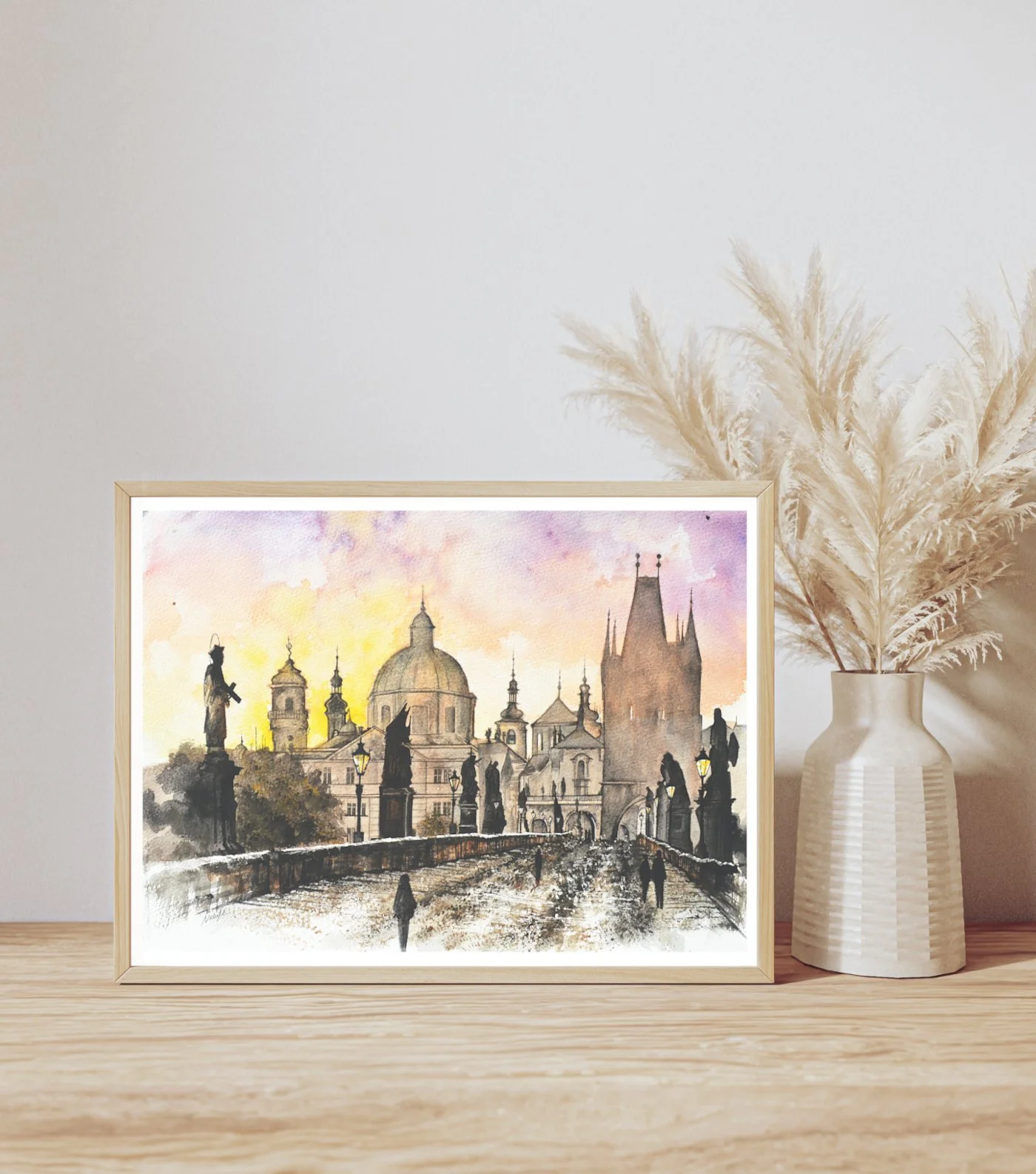 Sunrise at Charles Bridge, Prague, Czech Republic