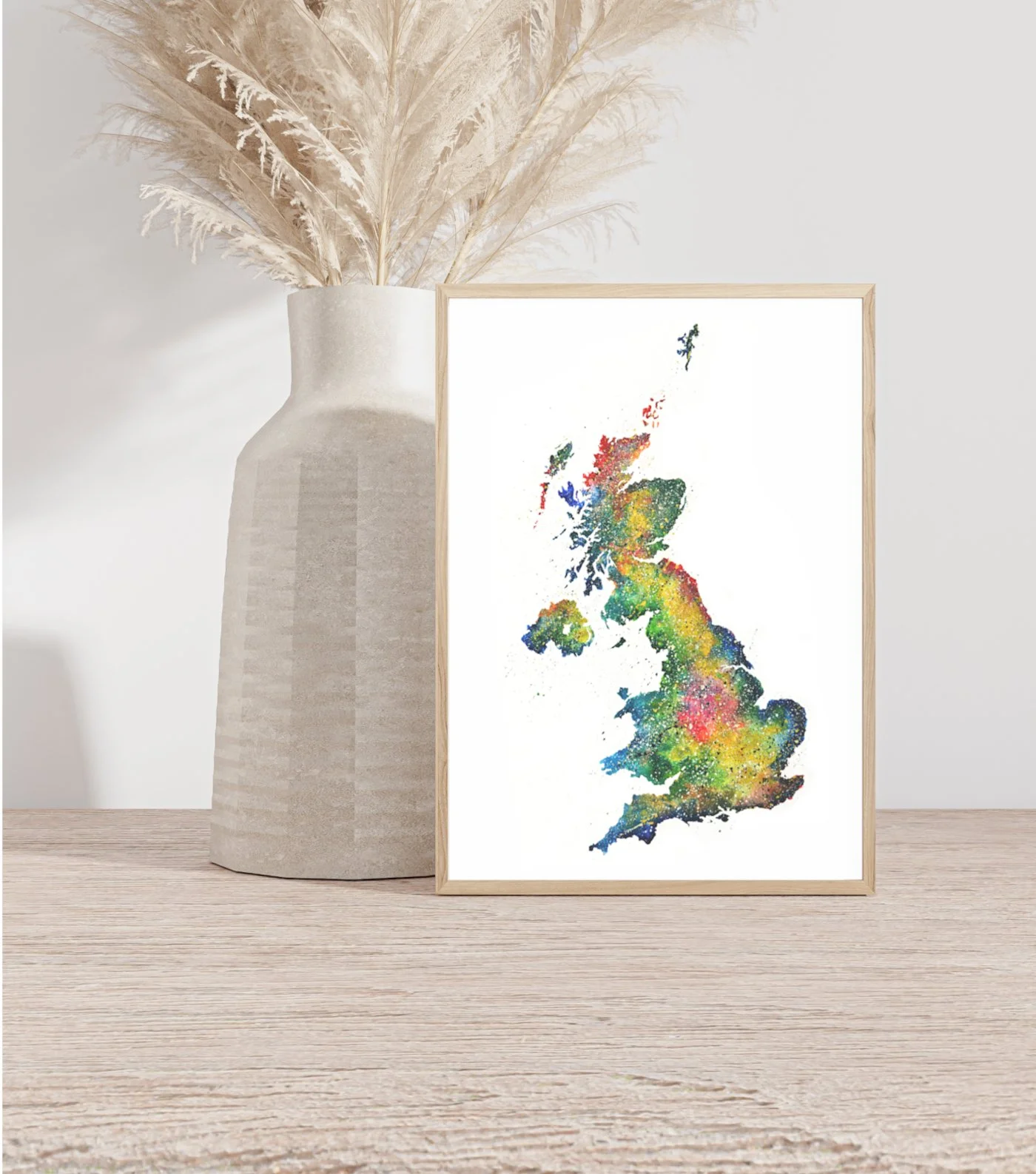 United Kingdom - Watercolour Maps Series