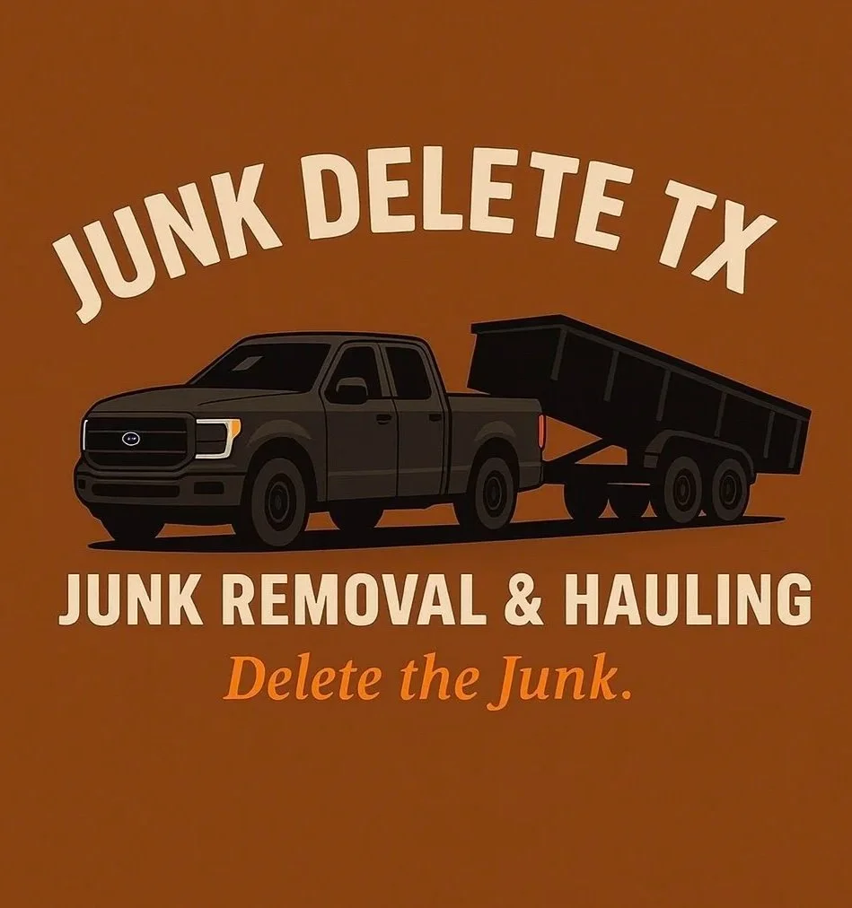 junk removal logo  junk hauling logo  North Texas junk removal branding  McKinney junk removal logo  hauling services brand logo  professional junk removal icon  Texas junk removal company logo  residential junk removal logo