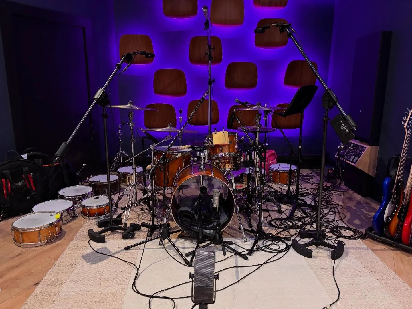 Two days and 9 songs @rupertstreetrecording for @paigerutledge and @amandaandjamesmusic  produced by @matt.koebel  and engineered by @samhillifer  alongside some fantastic musicians @willhebbesmusic1  @thegeneralkev and the untagable Matt Lima.  #stu