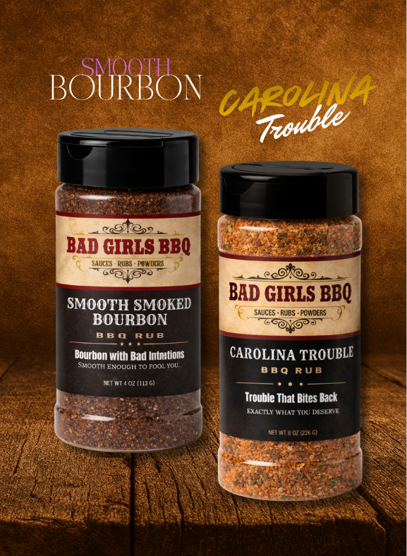 Smoked Bourbon & Carolina Trouble Rubs