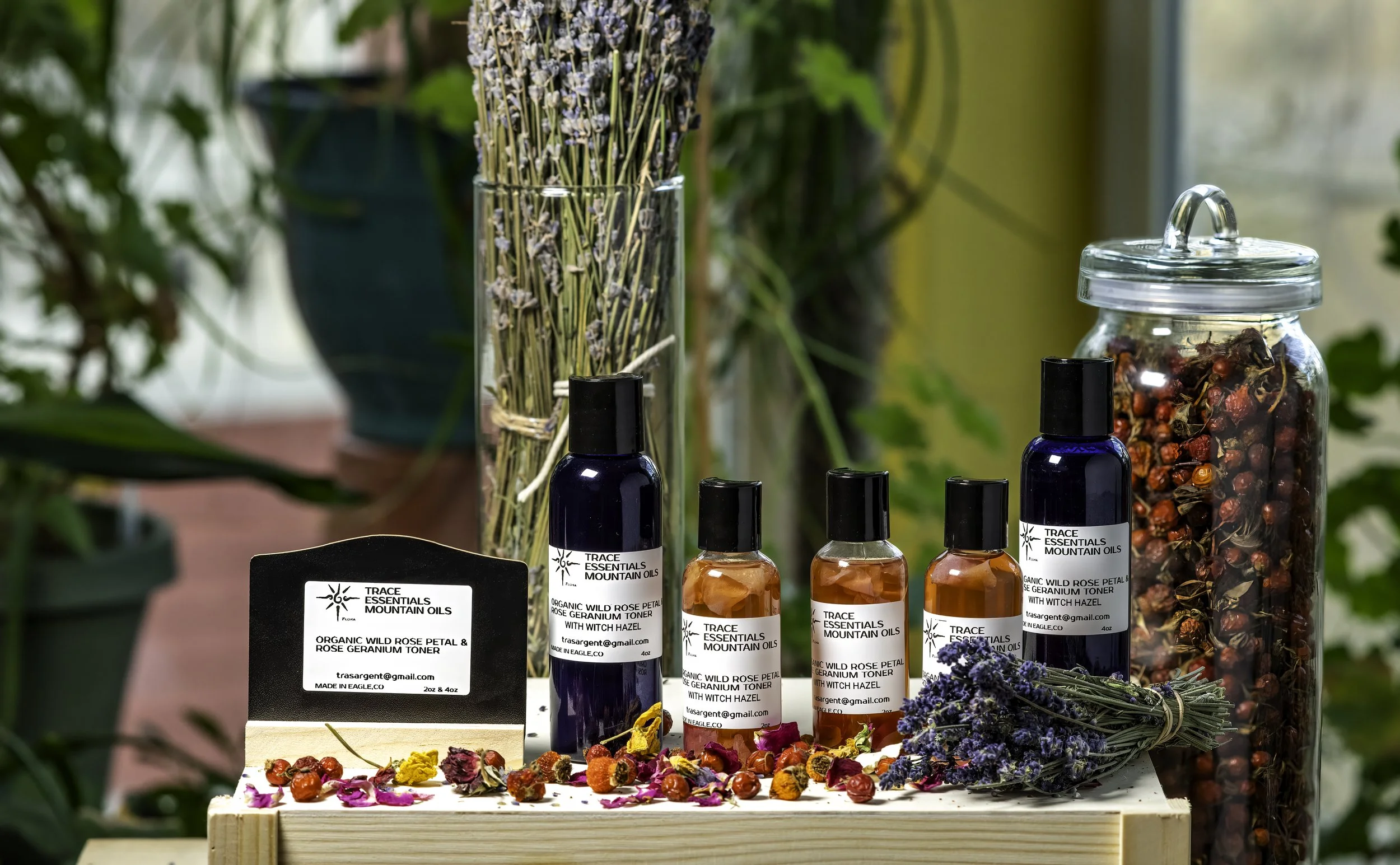 Organic Wild Rose Petal Facial Toner