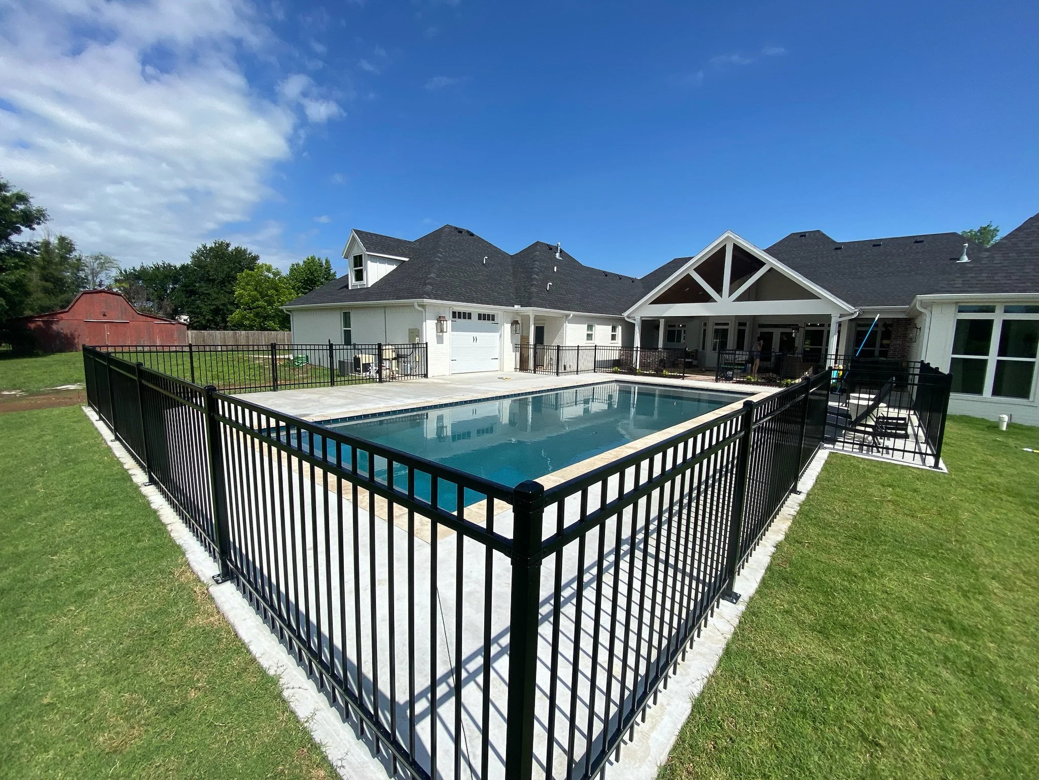 custom pool fences