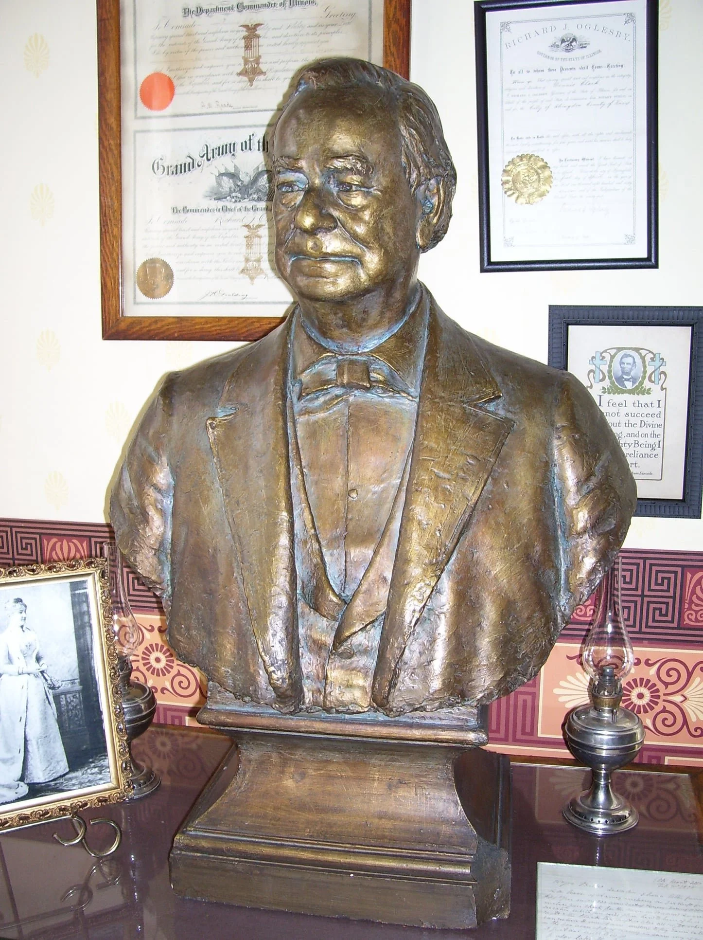 20 Richard Oglesby 1 Located on 2nd floor of Gov Richard Oglesby Mansion in Decatur IL.jpg