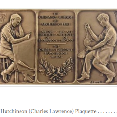 Hutchinson (Charles Lawrence) Plaquette