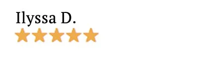 Ghost Sedan testimonial by Ilyssa D.