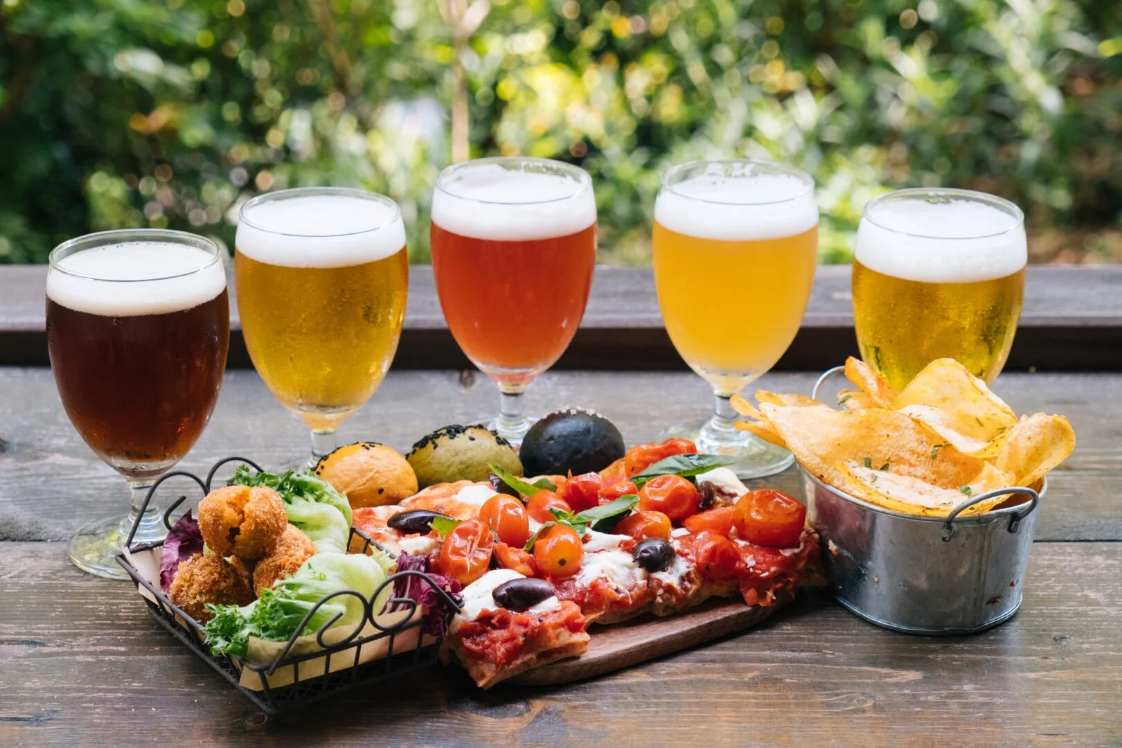 Festive food and drinks at a special event in Southern California.